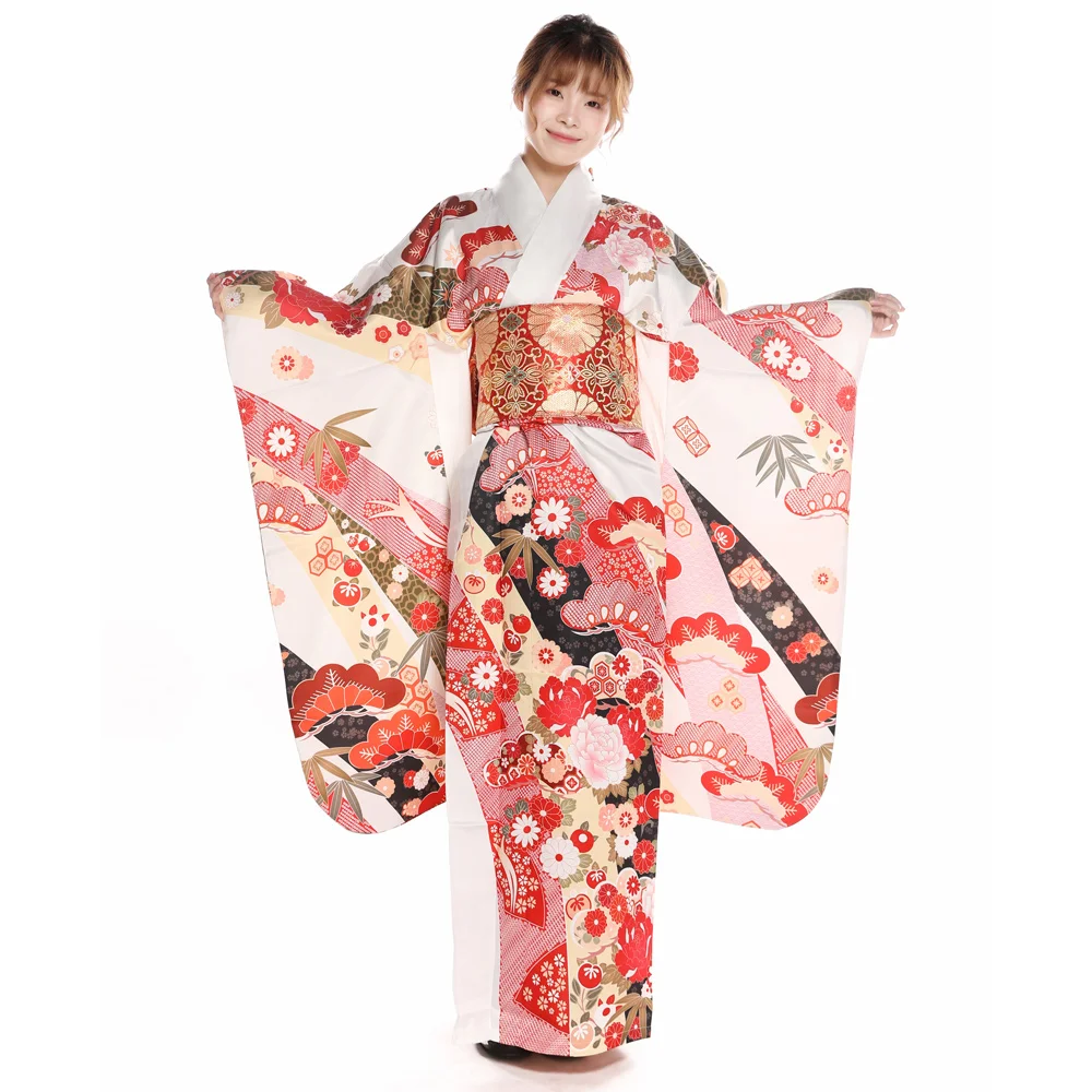 Japanese Women Formal Wear - Japanese Traditional Women Formal Furisode Kimono
