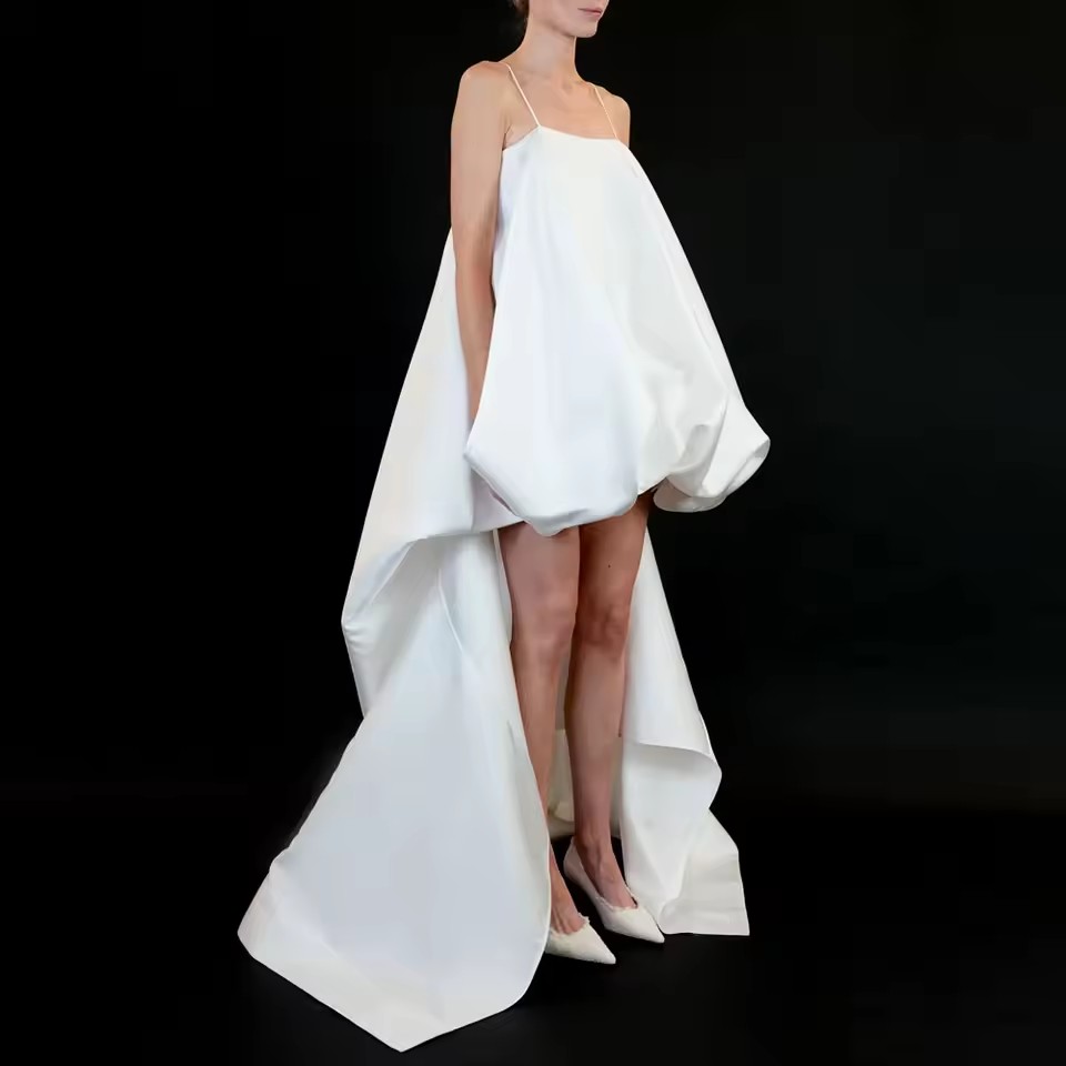 2026 Unique Designed White Hig - Unique Women'S Formal Wear ulasan dan harga