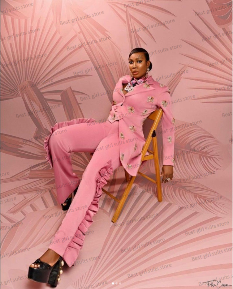 Pink Wedding Women Suit Set Bl - Women'S Formal Wear For A Wedding ulasan dan harga