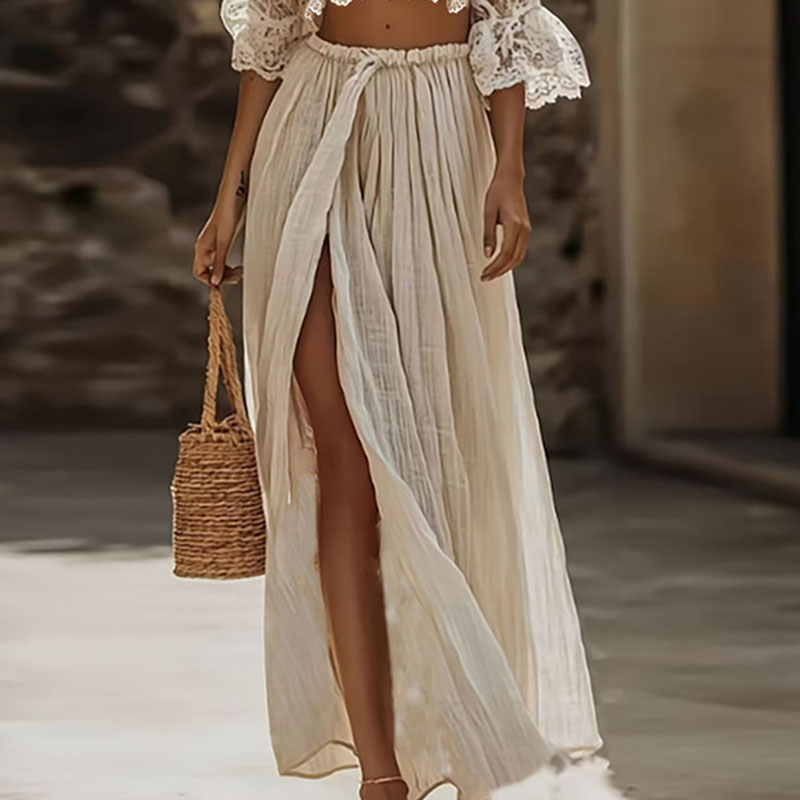 Womens Bohemian Lace Two Piece - Woman Formal Wear ulasan dan harga