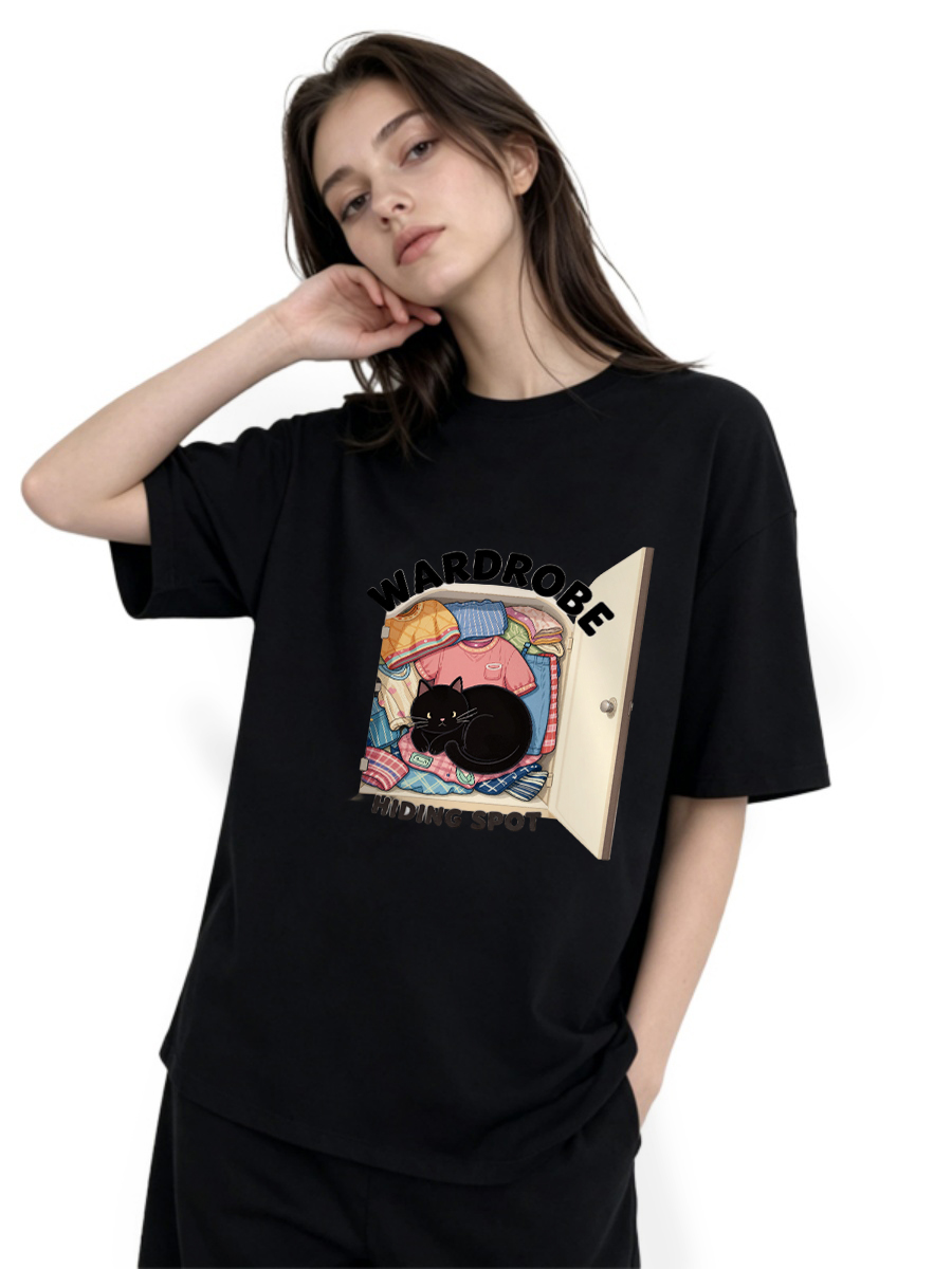 T Shirt Woman Cotton Oversized - Women Formal Wear Korean ulasan dan harga