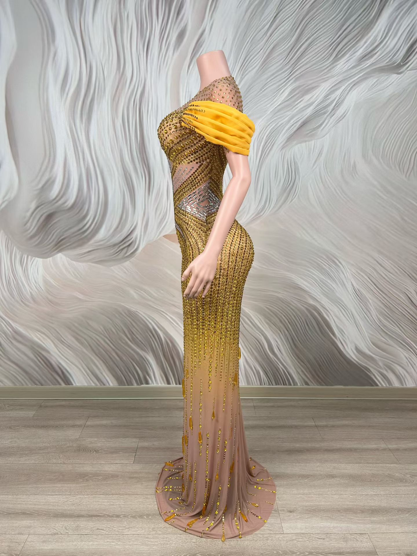 Formal Floor-length Dress Wome - Women Formal Wear Photoshoot ulasan dan harga