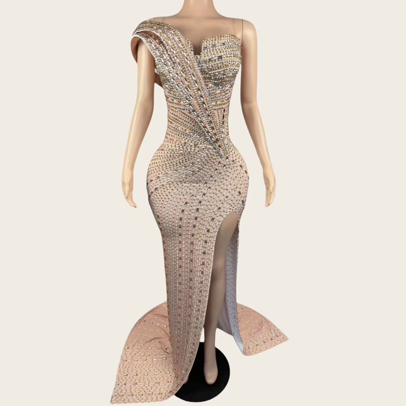 Xiangbin Sparkly Crystals Form - Women Formal Wear Photoshoot ulasan dan harga
