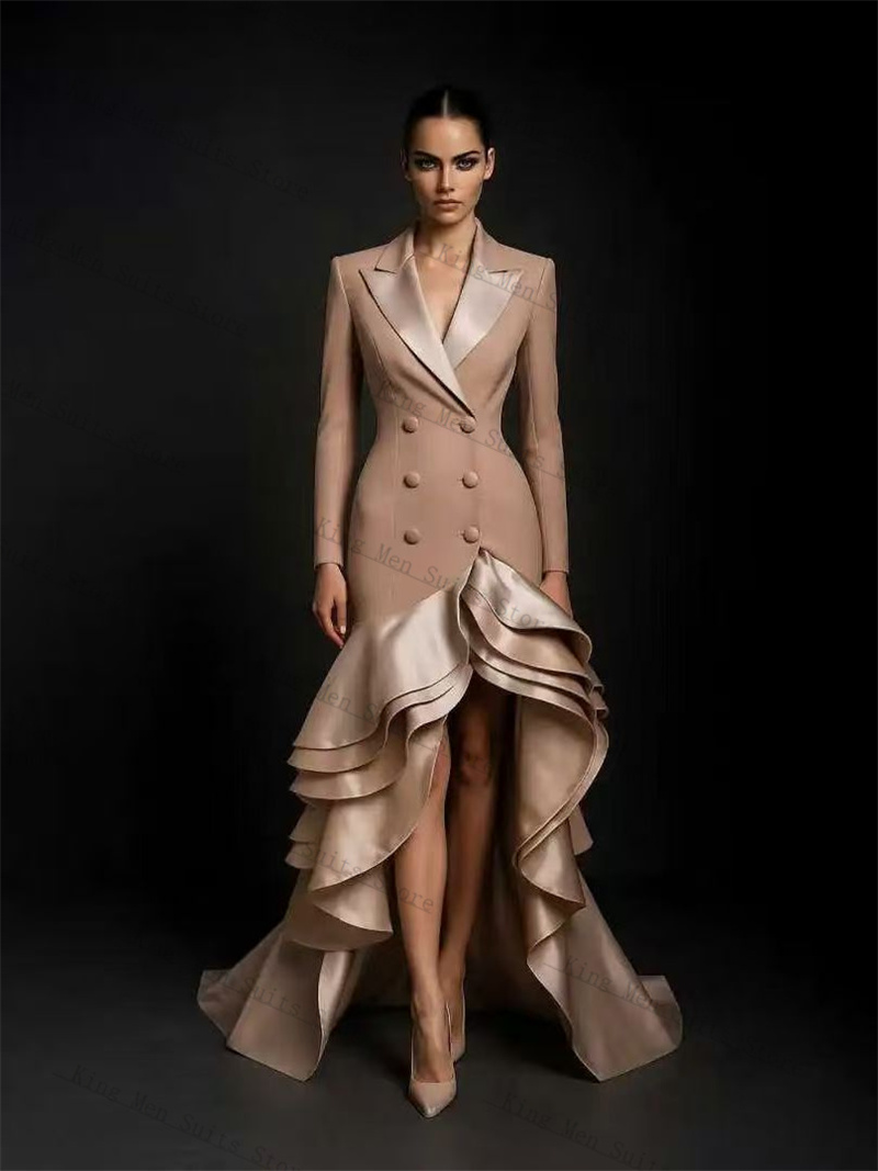 Champagne Women Suits 1 Piece  - Women'S Formal Wear For A Wedding ulasan dan harga