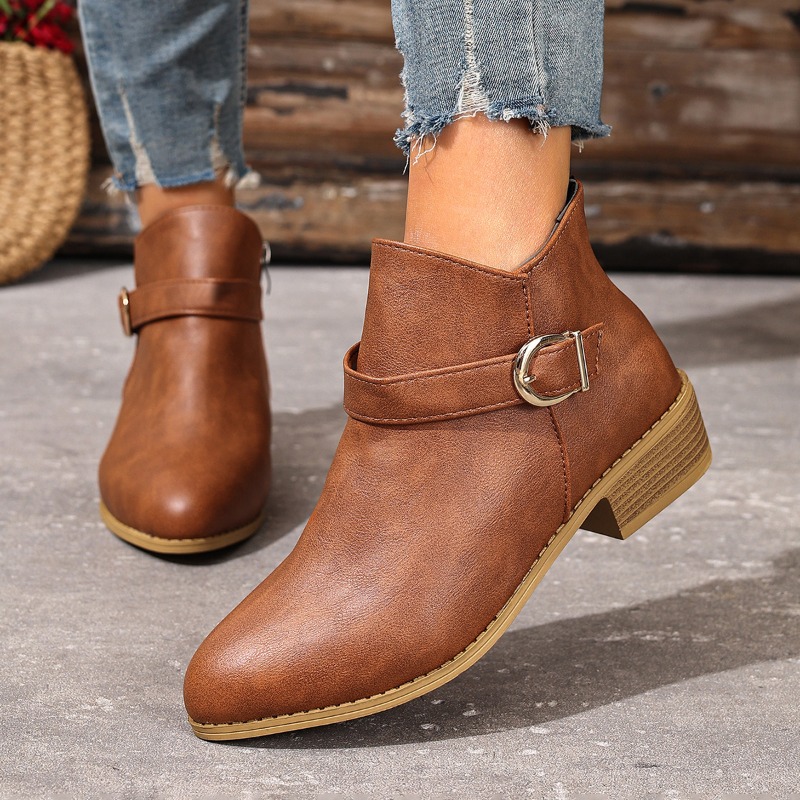 Women's Autumn Winter Ankle Bo - Woman Formal Wear ulasan dan harga