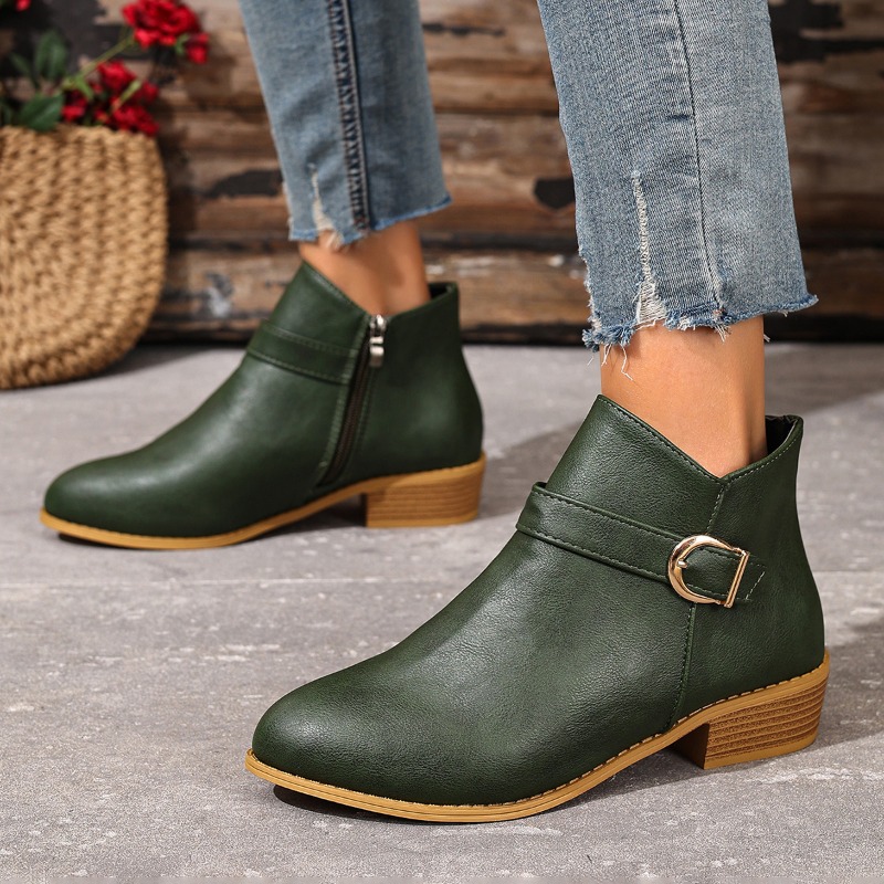 Women's Autumn Winter Ankle Bo - Woman Formal Wear ulasan dan harga