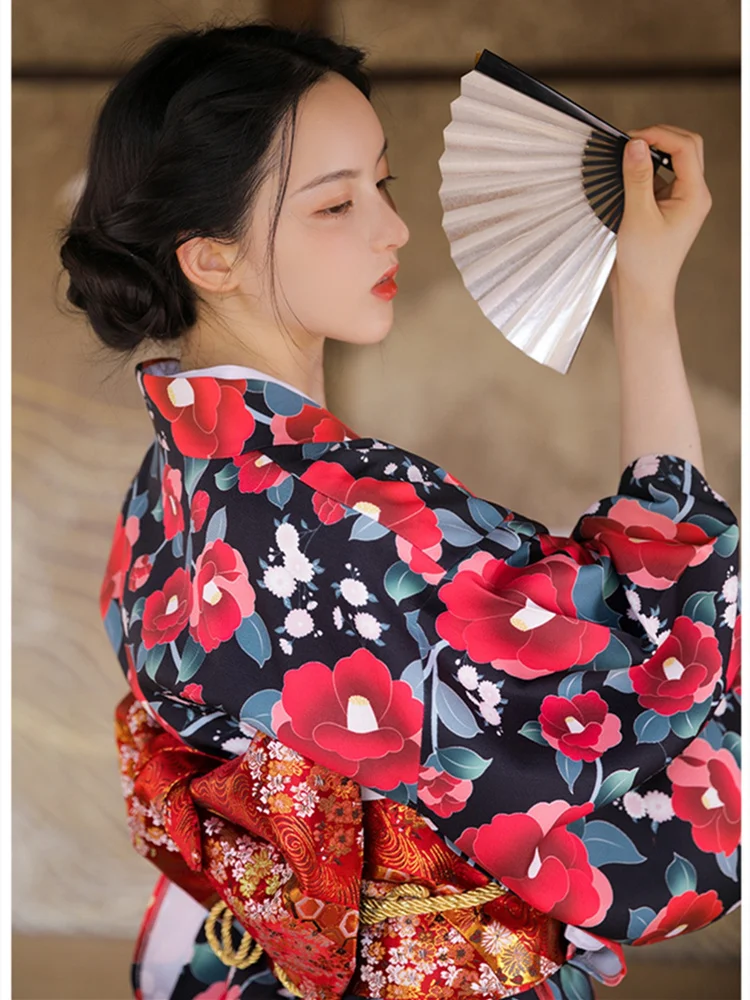 Vintage Style Women's Floral P - Japanese Women Formal Wear ulasan dan harga