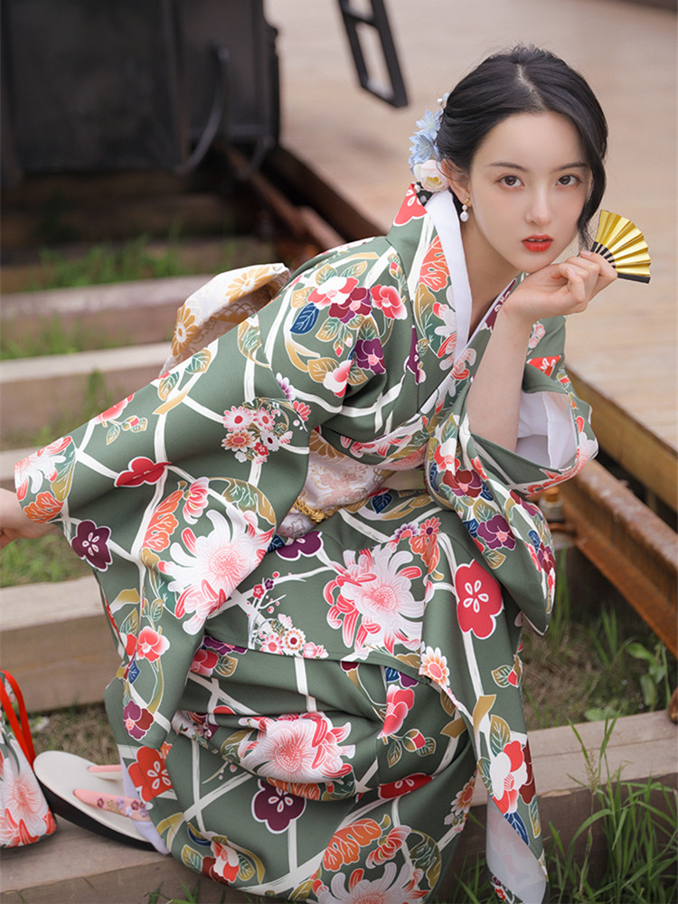 Vintage Style Women's Floral P - Japanese Women Formal Wear ulasan dan harga