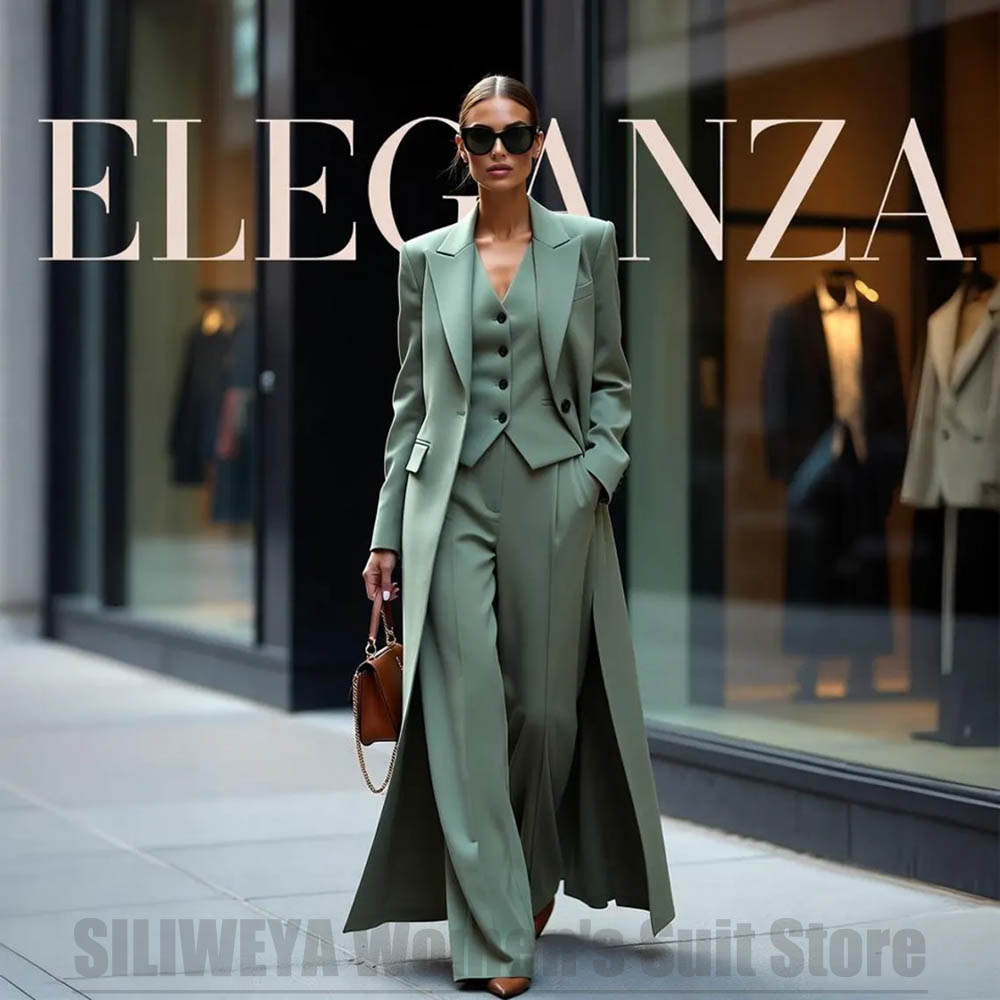 Chic Women's Suit Set Three Pi - Women Formal Wear Pants ulasan dan harga