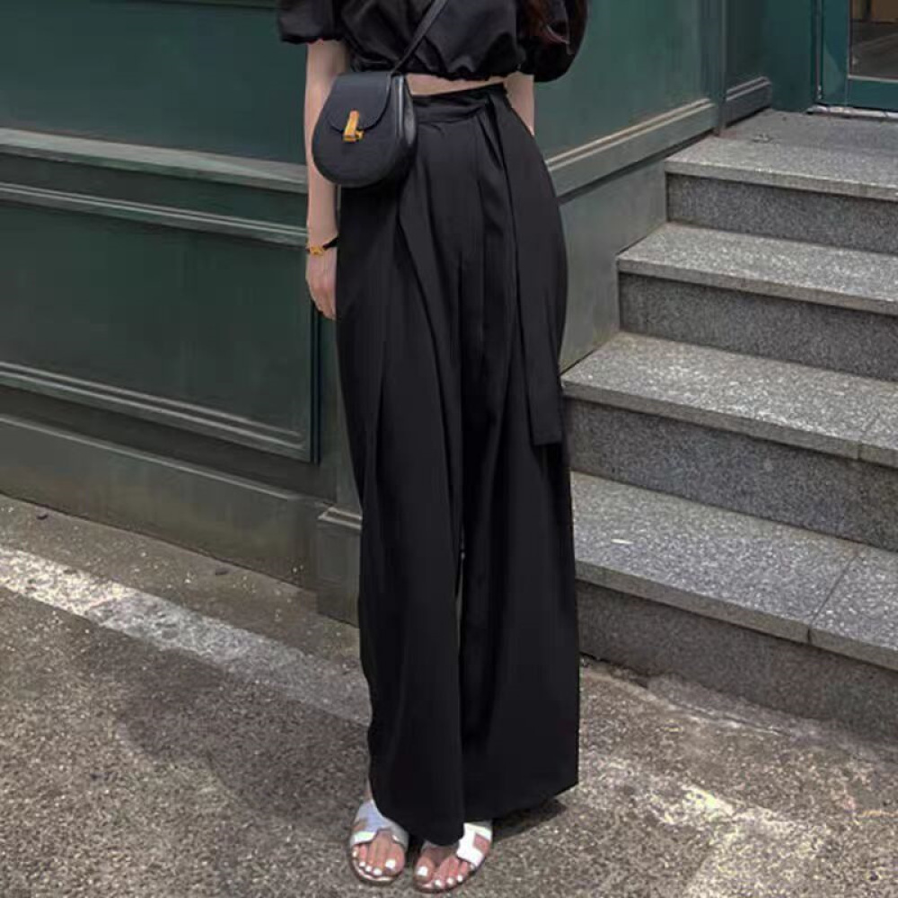 Women Fashion Wide Leg Trouser - Women Formal Wear Korean ulasan dan harga