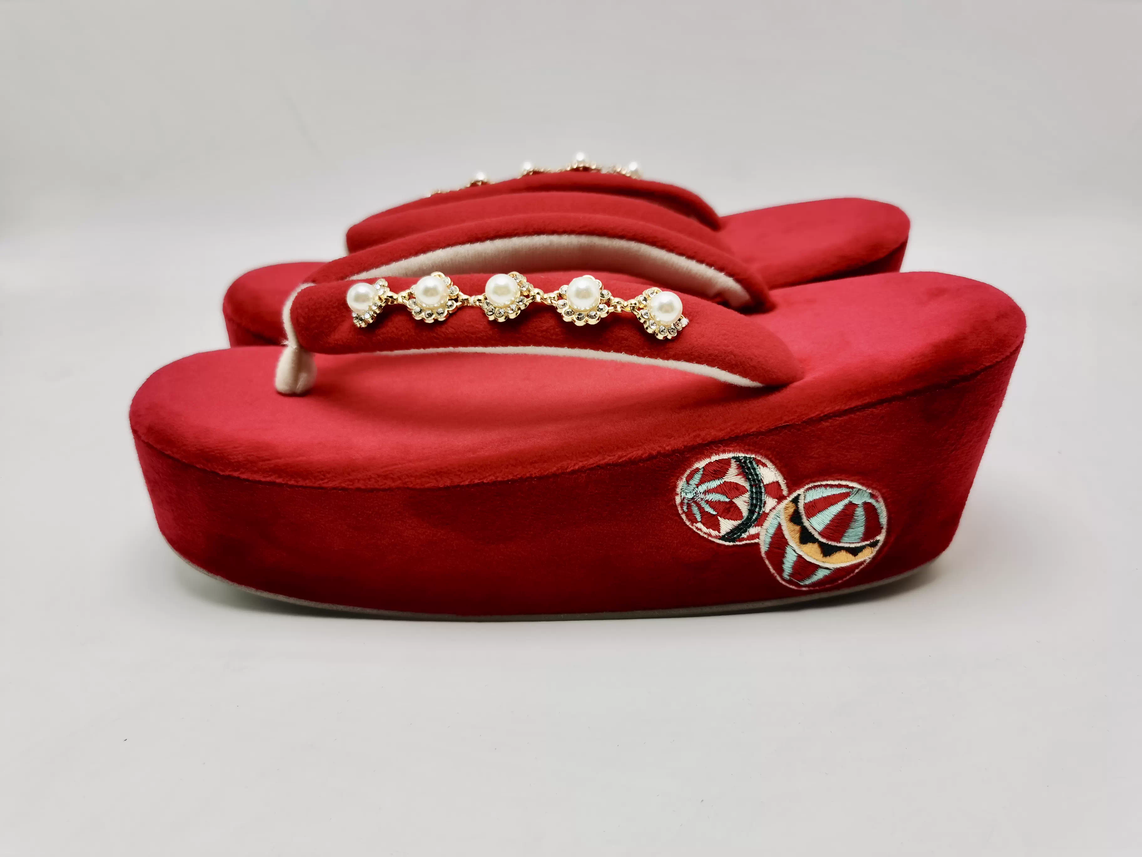 Japanese Cork-Soled Sandals (Z - Japanese Women Formal Wear ulasan dan harga