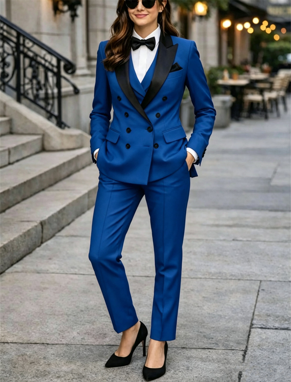 Double Breasted Women's Suits  - Women Formal Wear Tailor ulasan dan harga