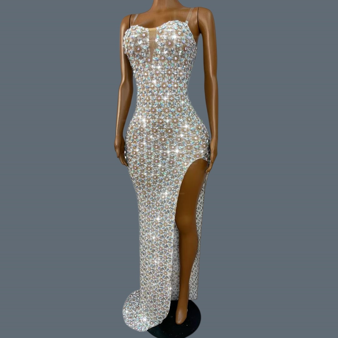 Formal Strapless High Side Sli - Women Formal Wear Photoshoot ulasan dan harga