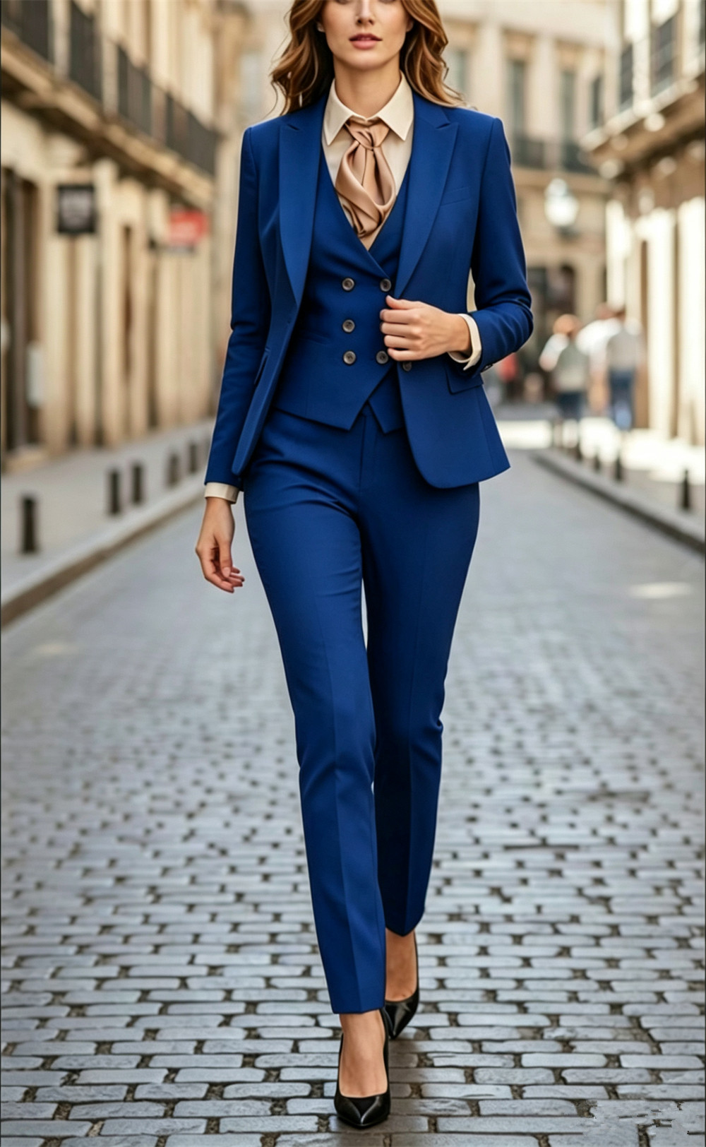 Women’s Black 3 Pieces Suit Se - Women Formal Wear Tailor ulasan dan harga
