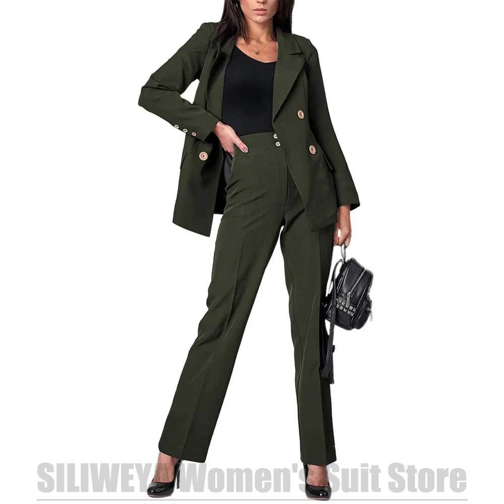 Women's Double Breasted Suit F - Women Formal Wear Tailor ulasan dan harga