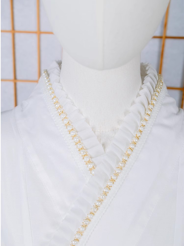 Lace-Trimmed Kimono Undergarme - Japanese Women Formal Wear ulasan dan harga