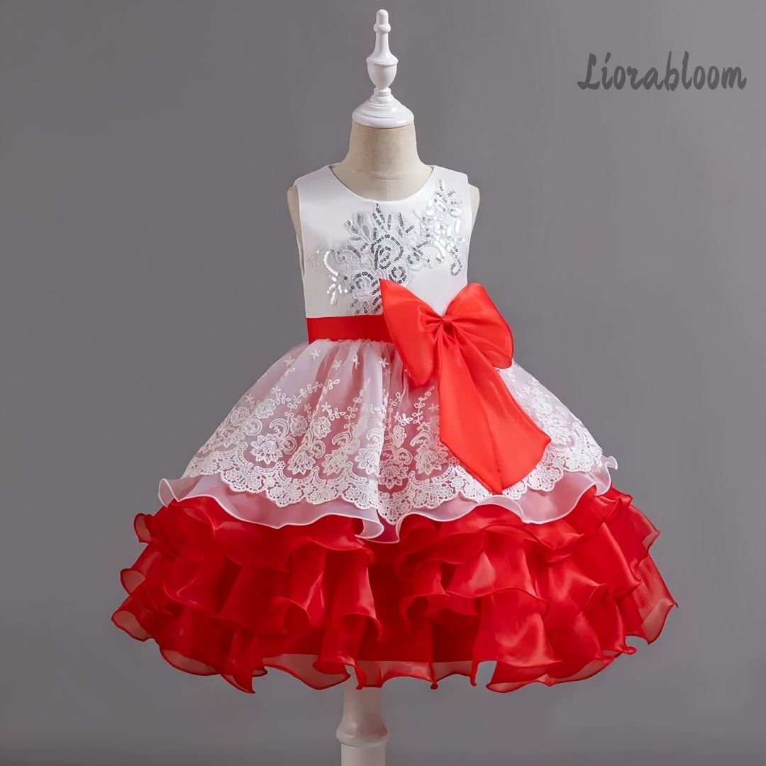 Girls' Dress With Large Bow Sl - Woman Formal Wear ulasan dan harga