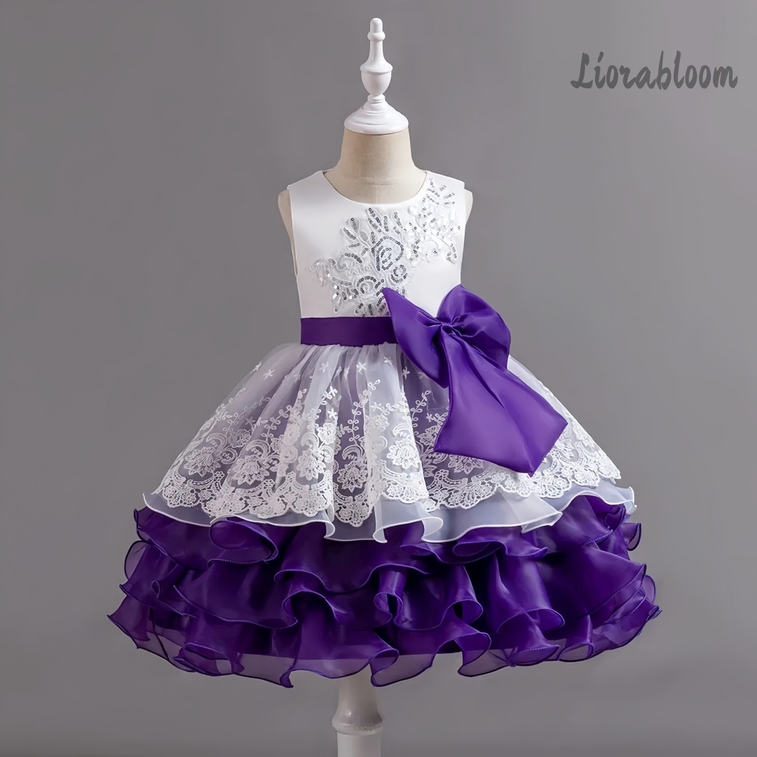 Girls' Dress With Large Bow Sl - Woman Formal Wear ulasan dan harga