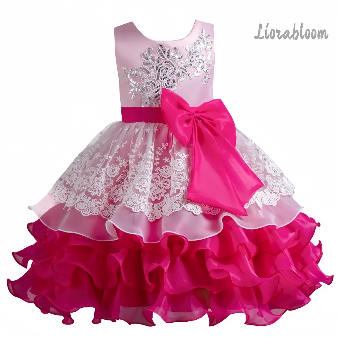 Girls' Dress With Large Bow Sl - Woman Formal Wear ulasan dan harga