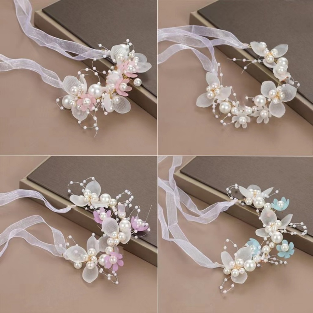 2-Pack Flower Ribbon Hair Acce - Women Formal Wear Photoshoot ulasan dan harga
