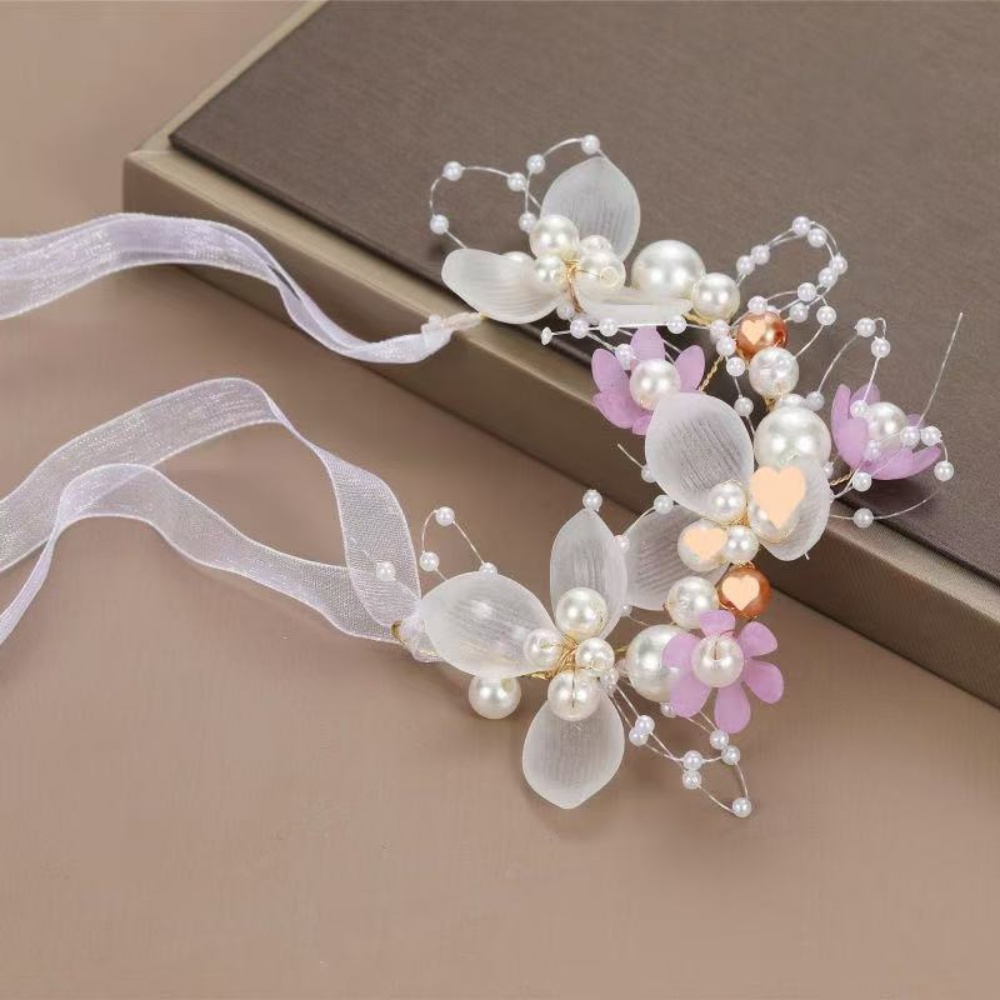 2-Pack Flower Ribbon Hair Acce - Women Formal Wear Photoshoot ulasan dan harga