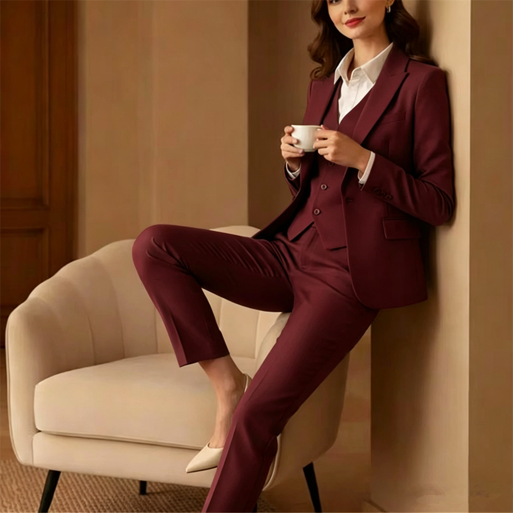 New Sage Green Women's Suit 3  - Women Formal Wear Tailor ulasan dan harga