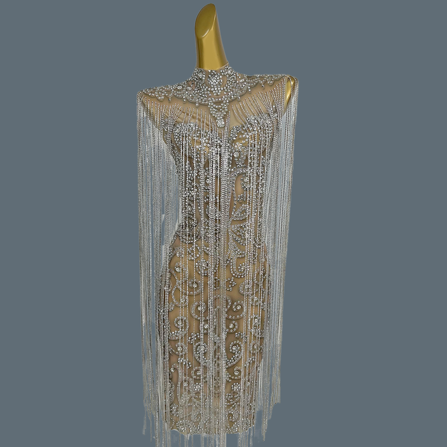 Luxury Sparkly Rhinestone Even - Women Formal Wear Photoshoot ulasan dan harga