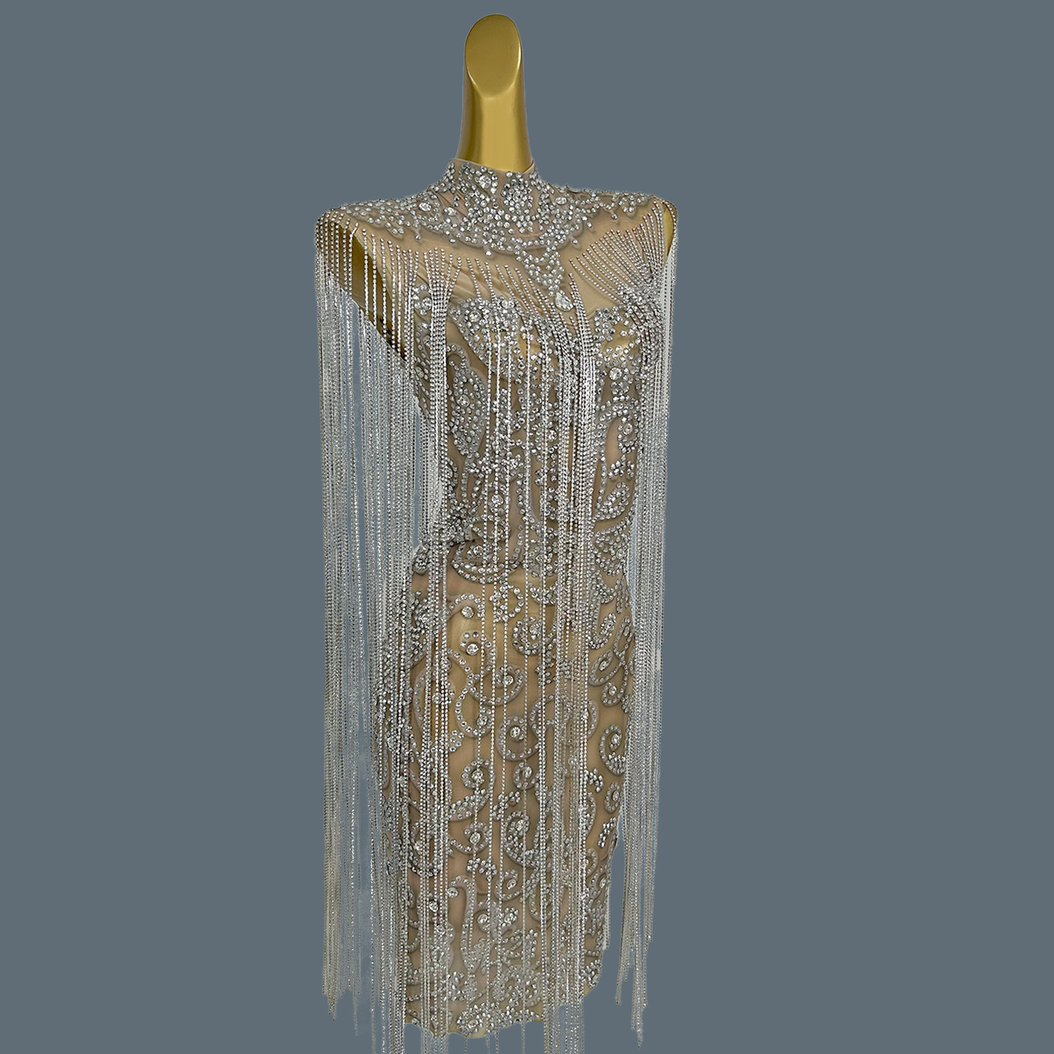 Luxury Sparkly Rhinestone Even - Women Formal Wear Photoshoot ulasan dan harga
