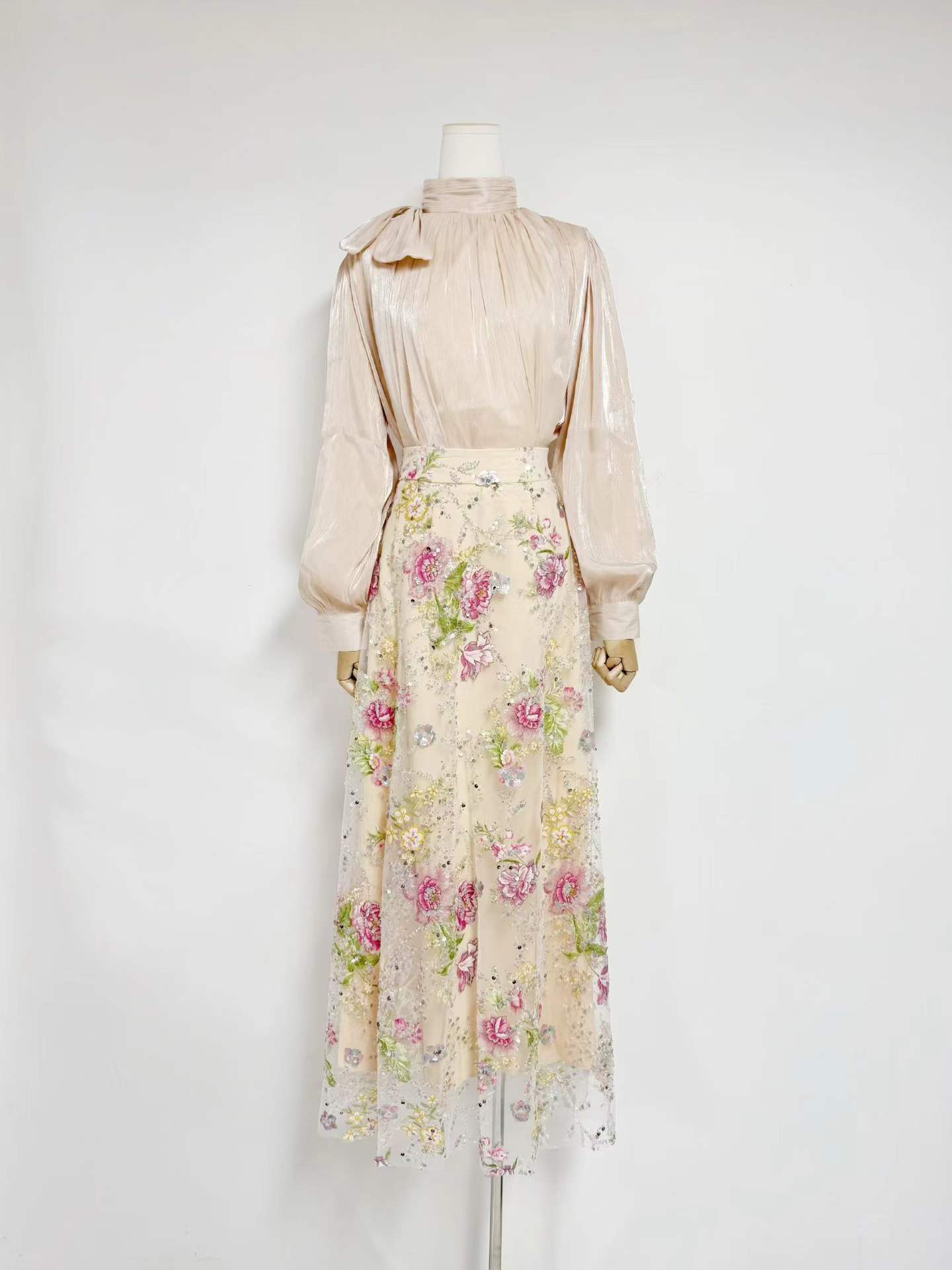 VGH Elegant Chic Black Floral  - Formal Women'S Wear ulasan dan harga