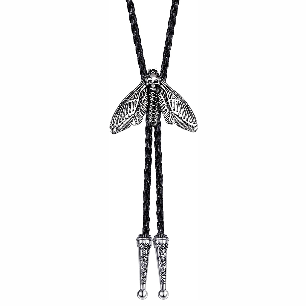 Fashion Animal Moth Bolo Tie - - Women Formal Wear Western ulasan dan harga