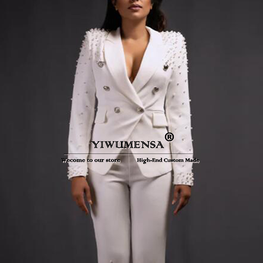 Luxury Women Pants Suits Slim  - Women Formal Wear Tailor ulasan dan harga
