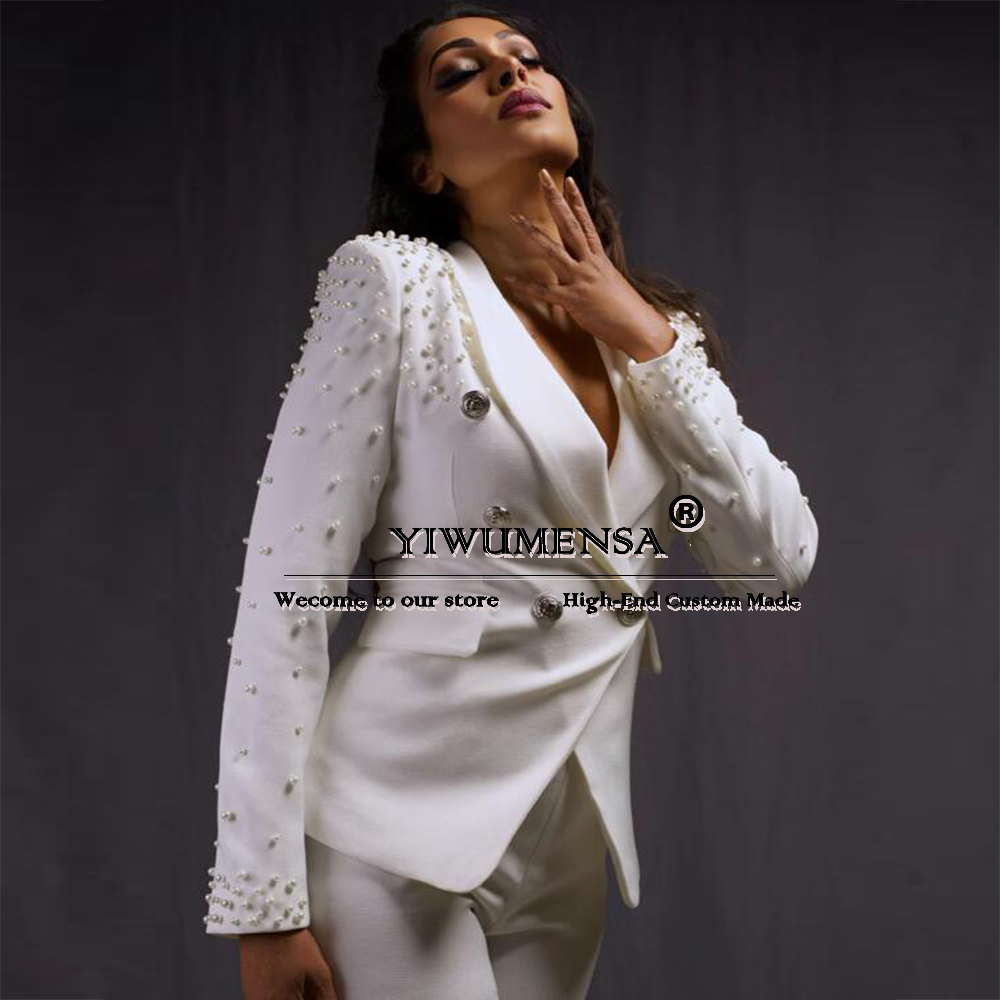 Luxury Women Pants Suits Slim  - Women Formal Wear Tailor ulasan dan harga