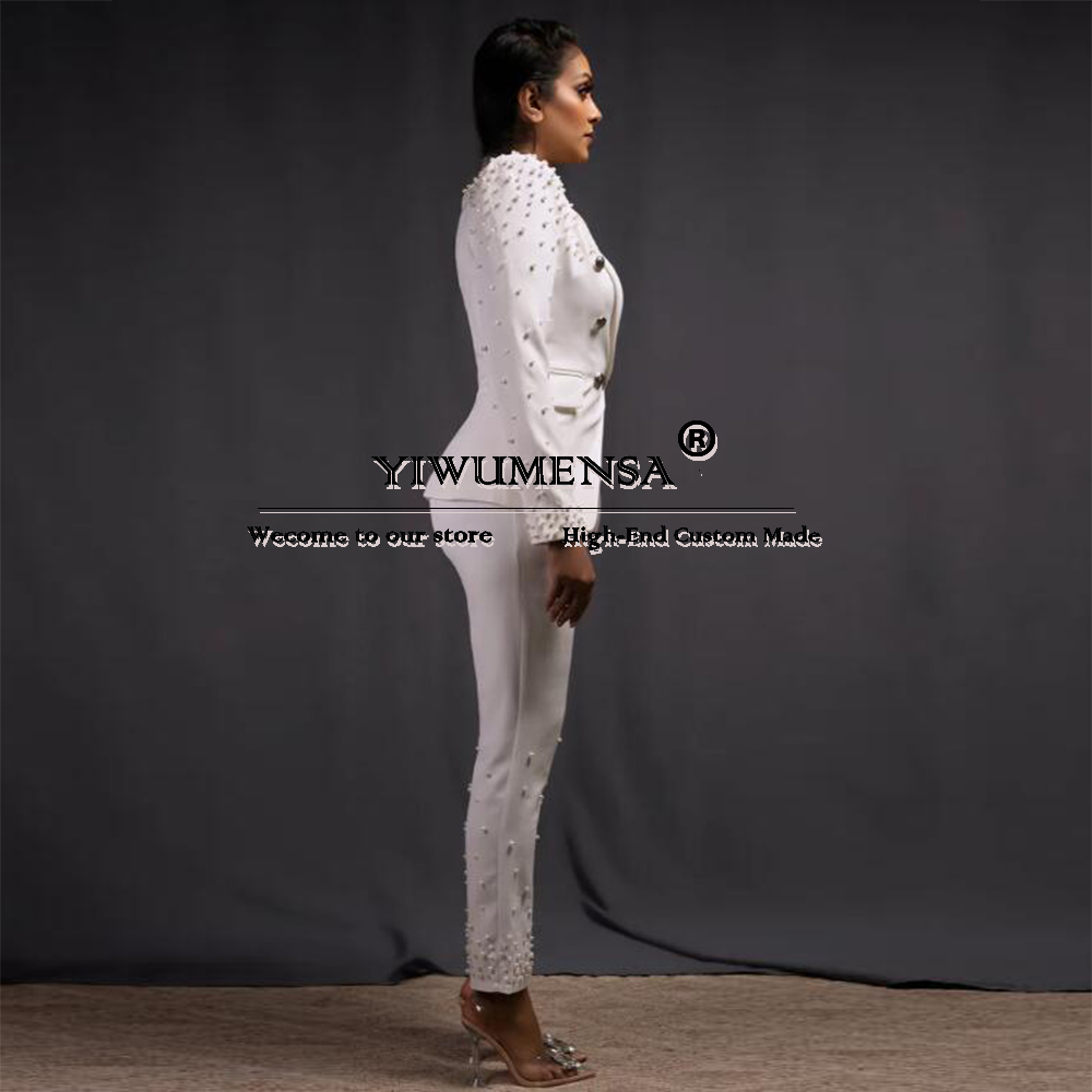 Luxury Women Pants Suits Slim  - Women Formal Wear Tailor ulasan dan harga
