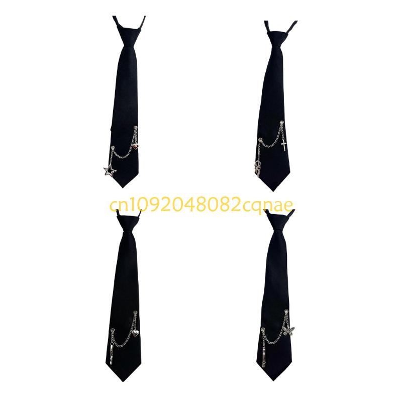 Korean Necktie Zipper Closure  - Women Formal Wear Korean ulasan dan harga