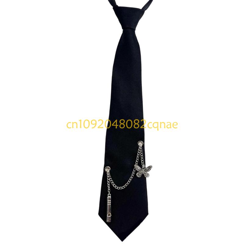 Korean Necktie Zipper Closure  - Women Formal Wear Korean ulasan dan harga