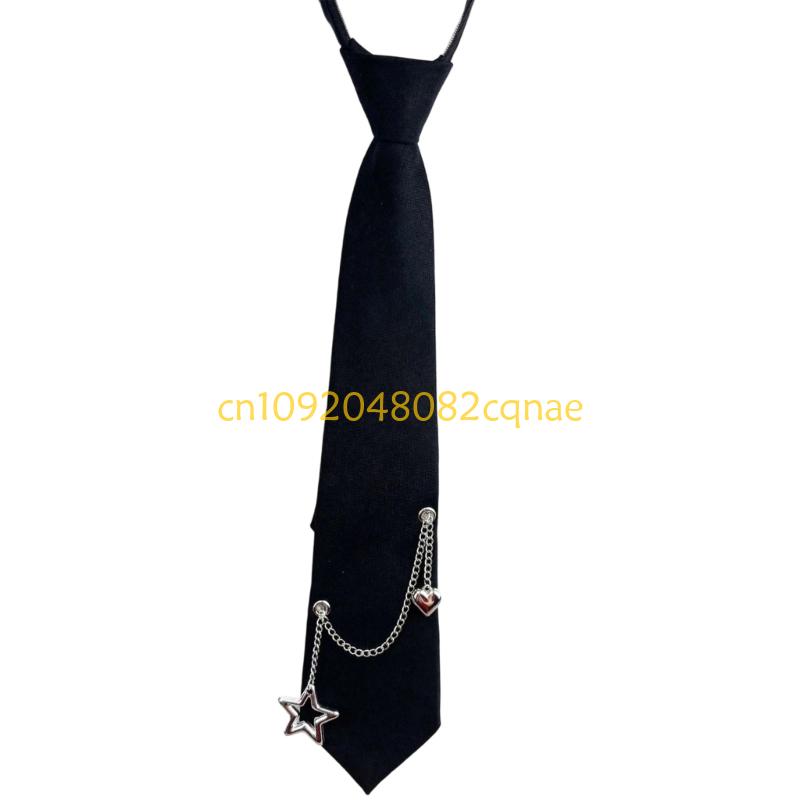 Korean Necktie Zipper Closure  - Women Formal Wear Korean ulasan dan harga