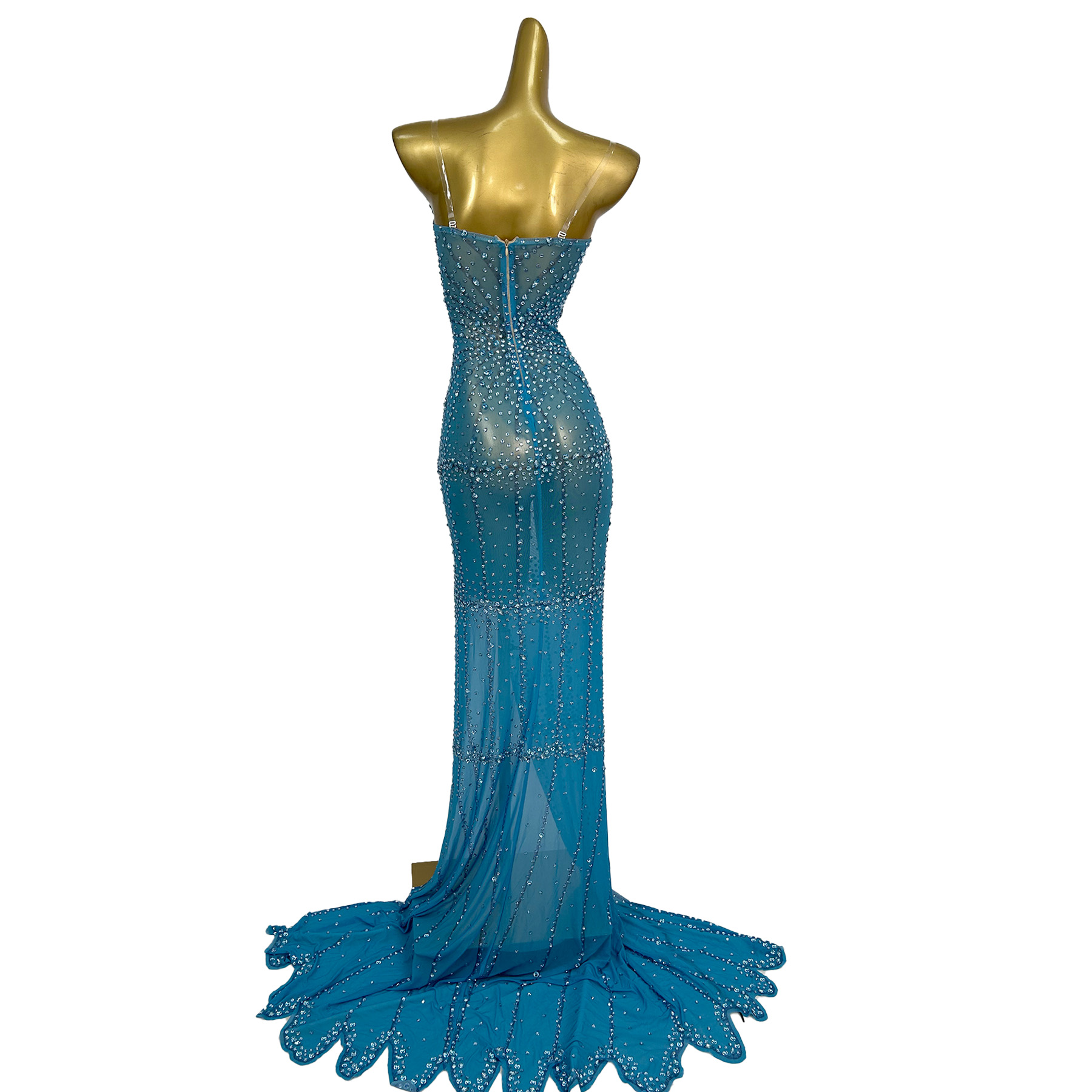 High-end Wedding Sparkly Cryst - Women Formal Wear Photoshoot ulasan dan harga
