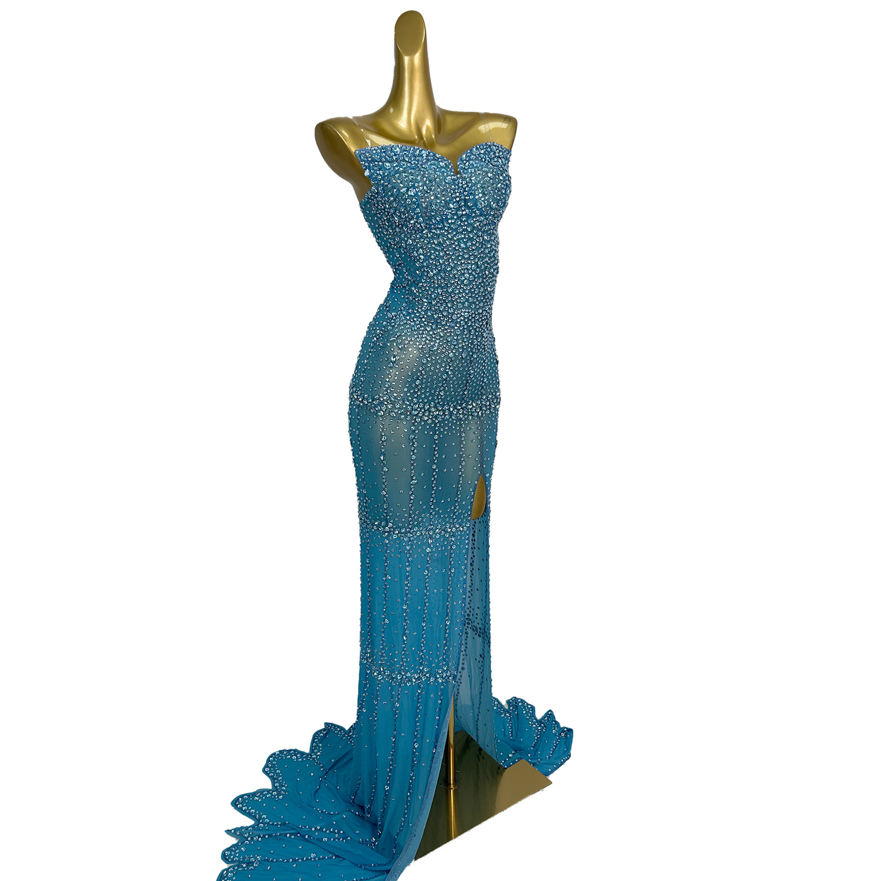 High-end Wedding Sparkly Cryst - Women Formal Wear Photoshoot ulasan dan harga