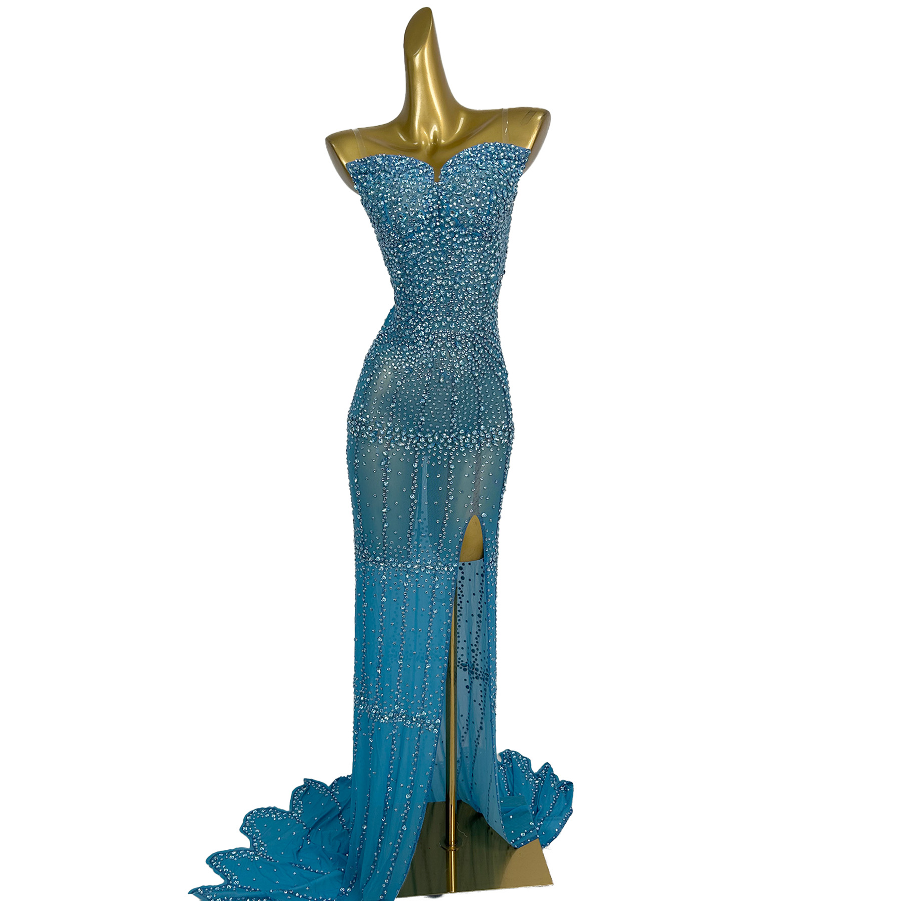 High-end Wedding Sparkly Cryst - Women Formal Wear Photoshoot ulasan dan harga