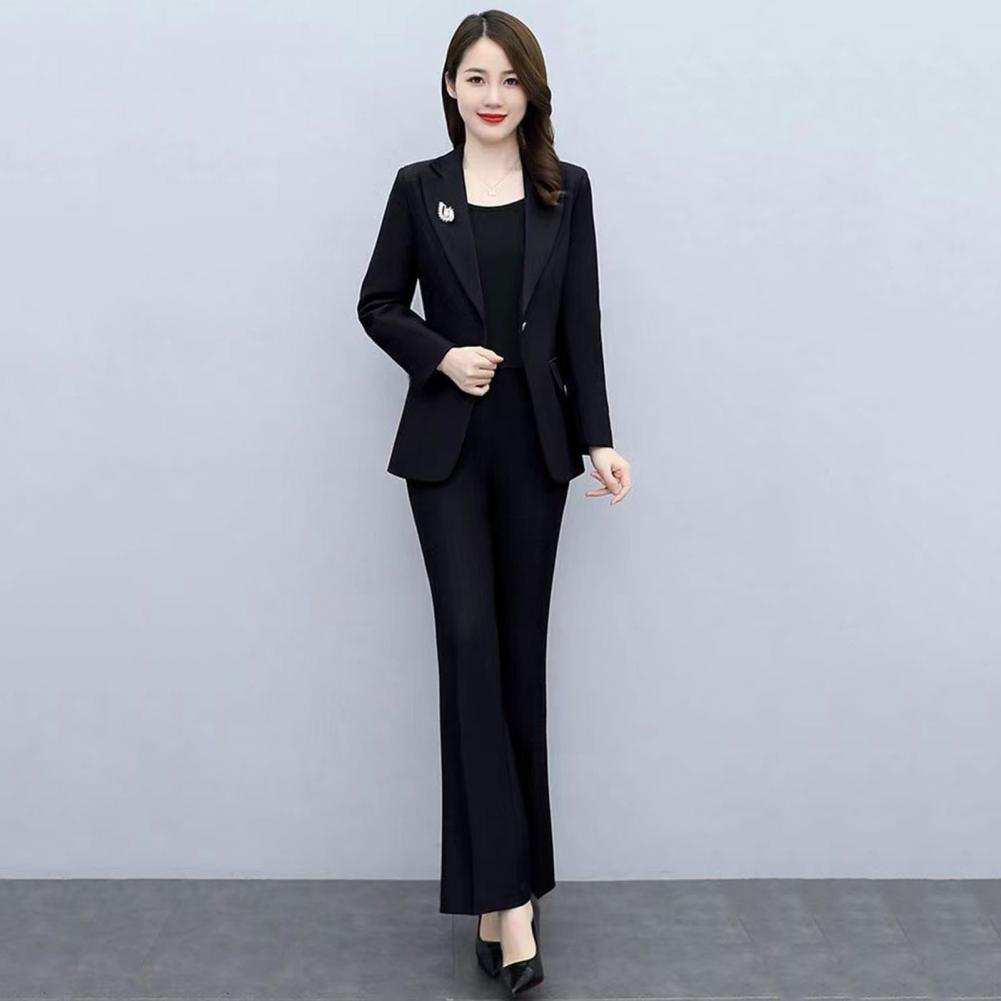 2 Pcs/Set Lady Formal Coat Pan - Women Formal Wear Pants ulasan dan harga