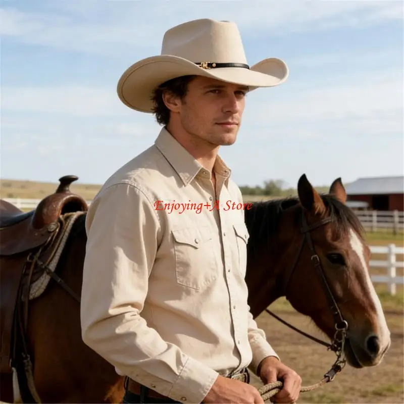 PXPB Roll Brims Cowboy Cap for - Women Formal Wear Western ulasan dan harga